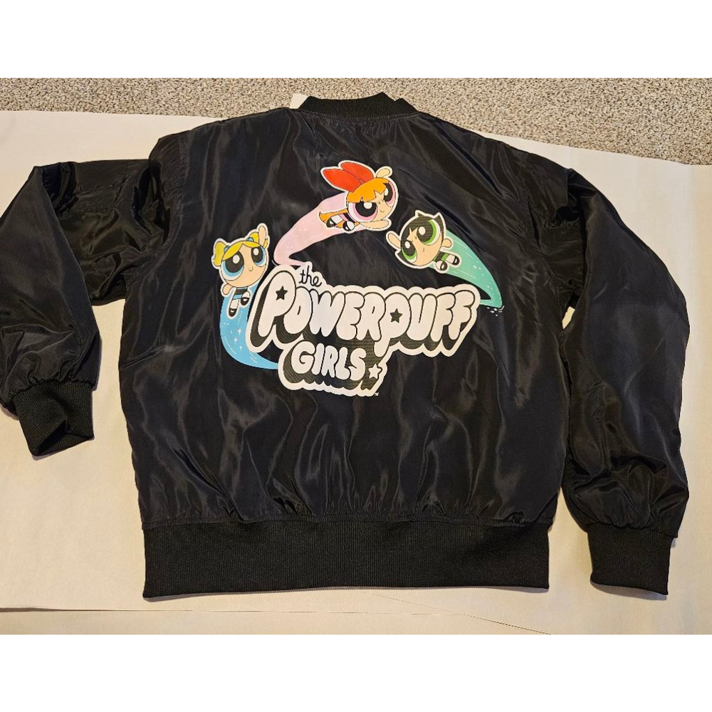 NWOT Vintage Members Only Cartoon Network Bomber Jacket Size M Black